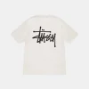 Basic T-shirt Pigment Dyed White Stussy