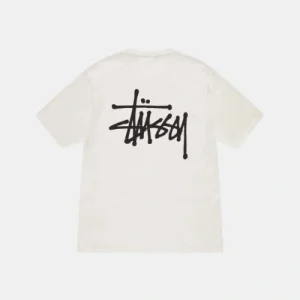 Basic T-shirt Pigment Dyed White Stussy