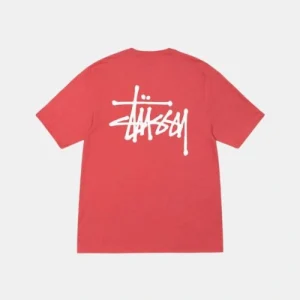 Basic T-shirt Red Stussy