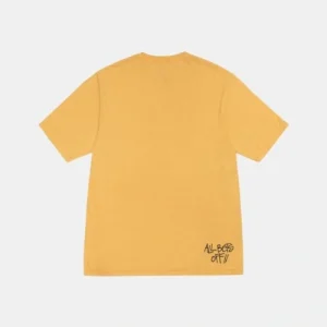 Stussy All Bets Off Pigment Dyed Tee Yellow