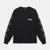 Fire Dice Ls Black Tee | Stussy Long Sleeve Oversized Sweatshirt