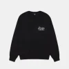 IST Pigment Dyed Black Crew | Stussy Long Sleeve Oversized Sweatshirt