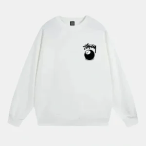 Nike X Stussy 8 Ball Crew White | Stussy Long Sleeve Oversized Sweatshirt
