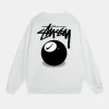 Nike X Stussy 8 Ball Crew White | Stussy Long Sleeve Oversized Sweatshirt