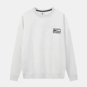 Nike X Stussy Grey Crew | Stussy Long Sleeve Oversized Sweatshirt