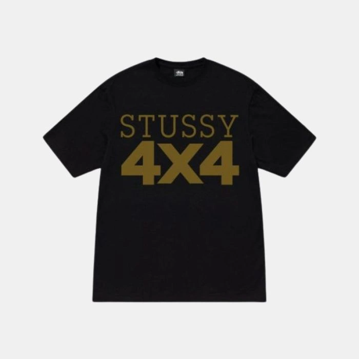 Stussy 4x4 Black Tee