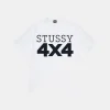 Stussy 4×4 White Tee