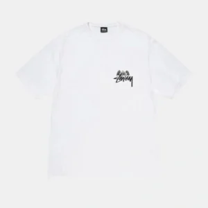 Stussy 8 Ball Tee White Angel