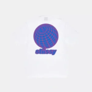 Stussy 8 Ball tee Grid White Shirt