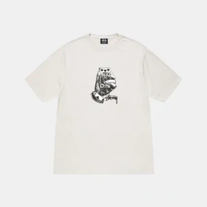 Stussy All Bets Off Pigment Dyed Tee White