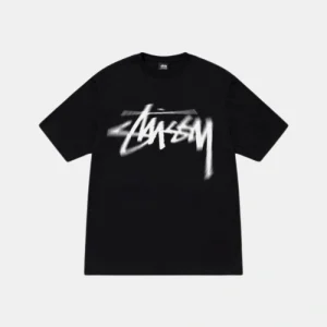 Stussy Dizzy Stock Tee Black
