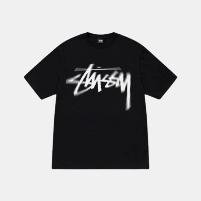 Stussy Dizzy Stock Tee Black