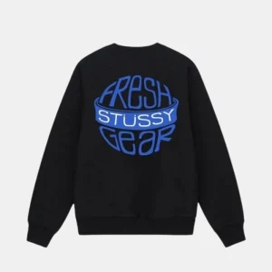 Stussy Fresh Gear Crew Stussy Long Sleeve Oversized Sweatshirt
