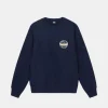 Stussy Fresh Gear Navy Blue Crew | Stussy Long Sleeve Oversized Sweatshirt