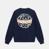 Stussy Fresh Gear Navy Blue Crew | Stussy Long Sleeve Oversized Sweatshirt