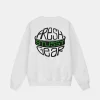 Stussy Fresh Gear White Crew | Stussy Long Sleeve Oversized Sweatshirt