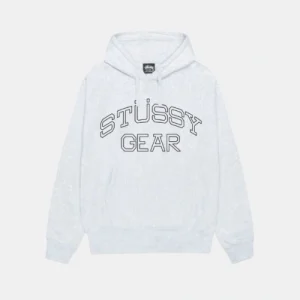 Stussy Hoodie Gear Stussy Gear Hoodie Ash Heather Grey