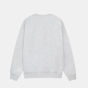 Stussy Letterman White Crew | Stussy Long Sleeve Oversized Sweatshirt