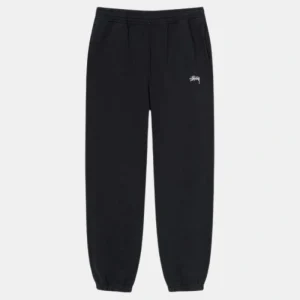 Stussy Logo Sweatpant Black | Stussy Sweatpants