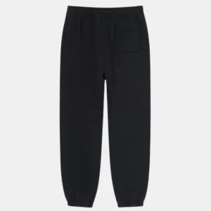 Stussy Nike Stone Washed Fleece Black Pant | Nike Stussy Sweatpants