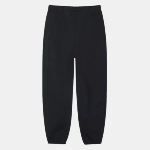 Stussy Nike Stone Washed Fleece Black Pant | Nike Stussy Sweatpants