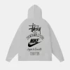 Stussy X Nike The Wide World Tribe Hoodie Grey