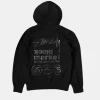 CDG Market x Stussy New Hoodie Black