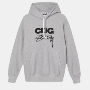 CDG x Stussy Hoodie Grey