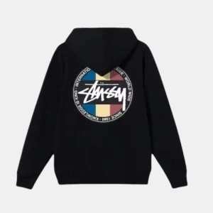 Classic Dot Black Hoodie | Stussy Hoodie