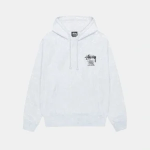 Classic Gear Hoodie White Ash Heather Stussy Hoodie