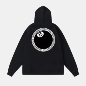 International Stussy Tribe Black Hoodie