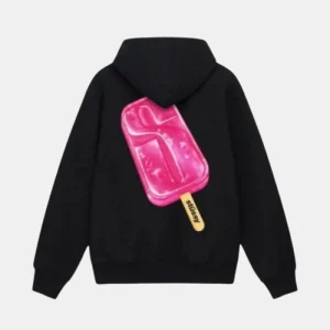 Popsicle Hoodie | Stussy Hoodie Black