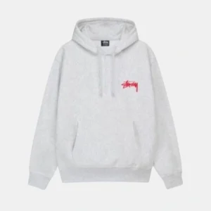 Skate Tough Hoodie White Stussy Zip Hoodie Ash Heather