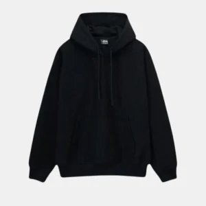 Stussy Applique Hoodie Black Stussy Back Hood