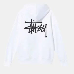 Stussy Basic Hoodie White