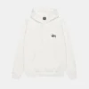 Stussy Pigment Dyed White Built Tough Hoodie