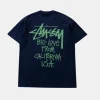 California Big Love Graphic Oversized T-Shirt – Navy Blue